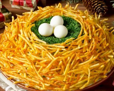 10 лучших рецептов «Гнезда глухаря». Эти салаты просто необходимо попробовать