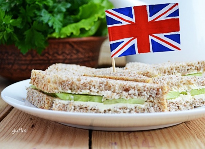 Как приготовить британский сэндвич с огурцом