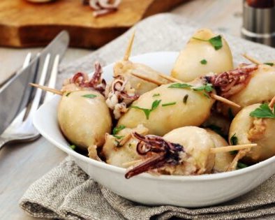 15 лучших рецептов фаршированных кальмаров