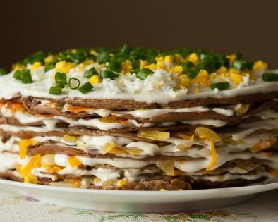 15 лучших рецептов печёночных тортов